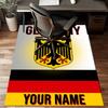 Custom Name Bundeswappen Rug - Decorative Non-slip Carpet With YourName For Bedroom Or Office Perfect Gift For Family And Friends