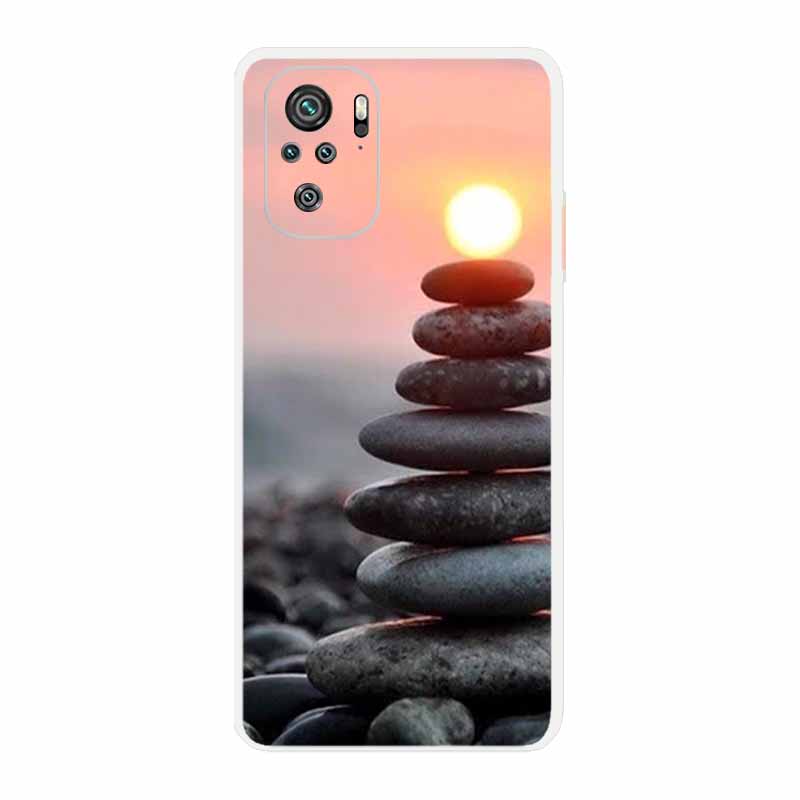 Für Xiaomi Poco M5 Klare Hülle Mode Bemalte Silikon Weiche Rückabdeckung Für Xiaomi Poco M5 Transparente Handyhülle POCO M 5 Hülle