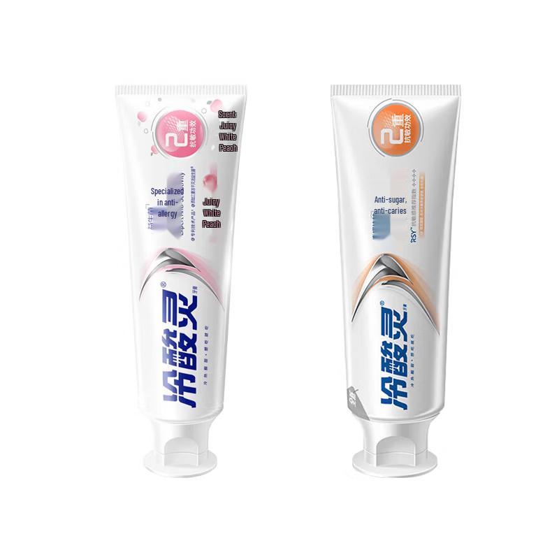 

Leng Suan Ling Anti-Sensitivity Toothpaste Duo - White Peach & Anti-Cavity