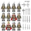 Medieval Lion King Army Soldier Figurine Building Block Toys