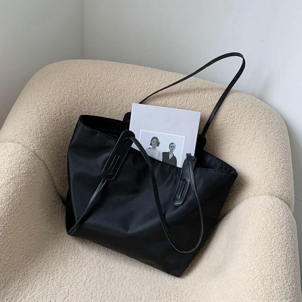 Oxford Cloth Shoulder Bag Large Capacity Handbags Shopping Bag Women's Bags  Streetwear