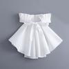 Elegant French Style Detachable Flouncing Collar With Layered Ruffle For Women Daily Outfit And Occasion