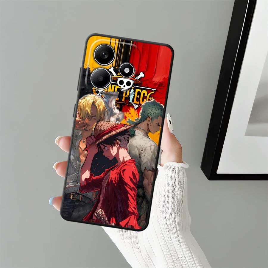 Case for Xiaomi Redmi Note 10S 11S 10 9 8 Pro 12S 9s 11 13 12 Pro Plus Funda Phone Cover Anime Luffy Zoro