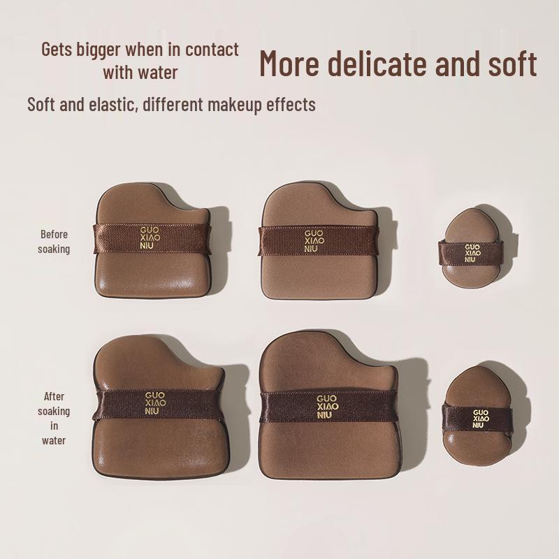 Guo Xiaoniu Mini Thumb Flocking Loose Powder Puff for Makeup and Concealer