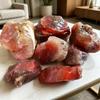 Natural Red Agate Stone for Jewelry Making Healing Crystal Reiki Stone Home Decoration Meditation Stone Gemstone Specimen Collection Stone Gift