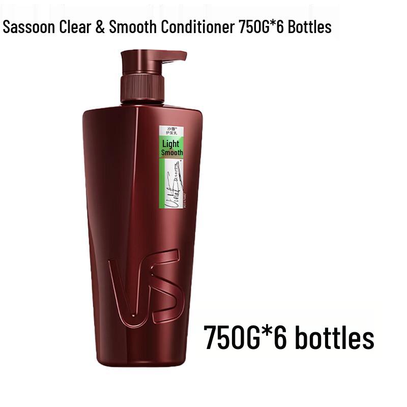 

Vidal Sassoon Light & Smooth Hair Conditioner (6-Pack) 750G