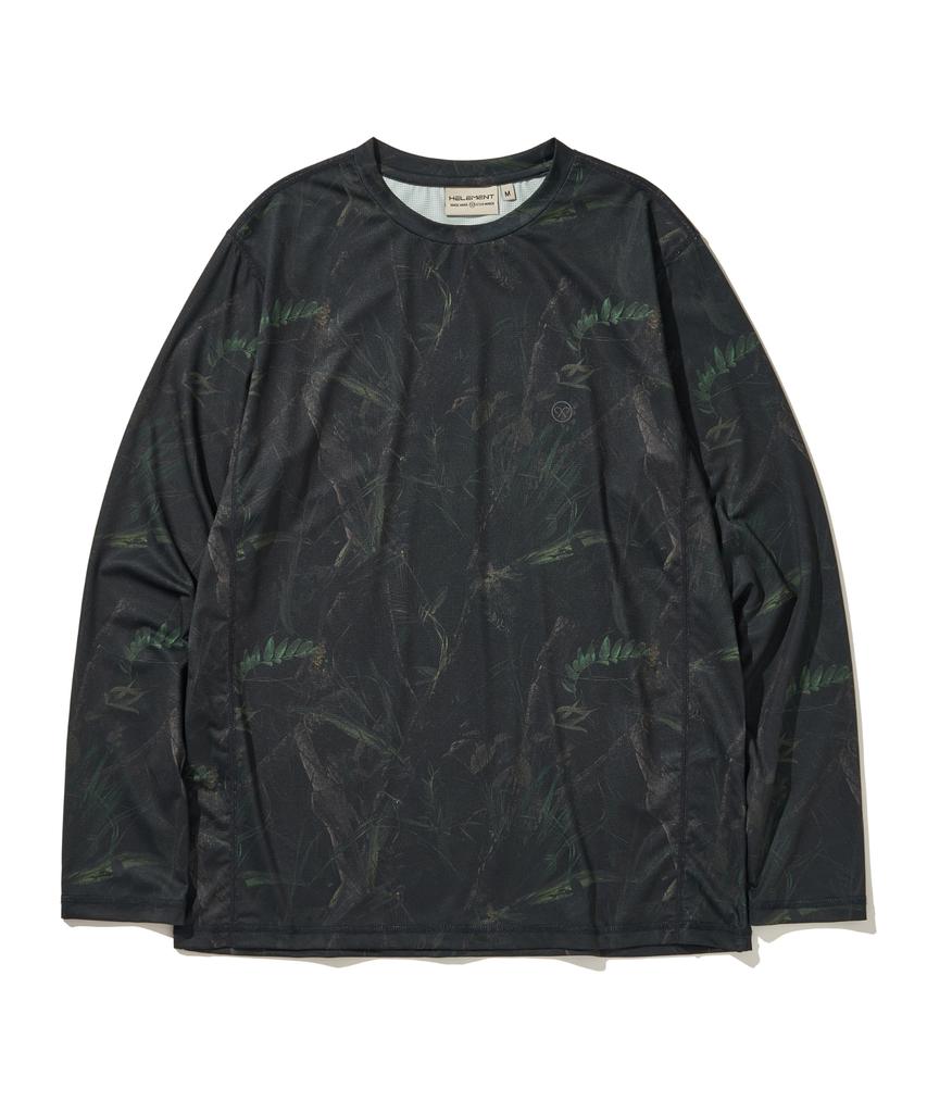 HELEMENT Edge Pocket Long Sleeve T-Shirt (Leaf Camo)