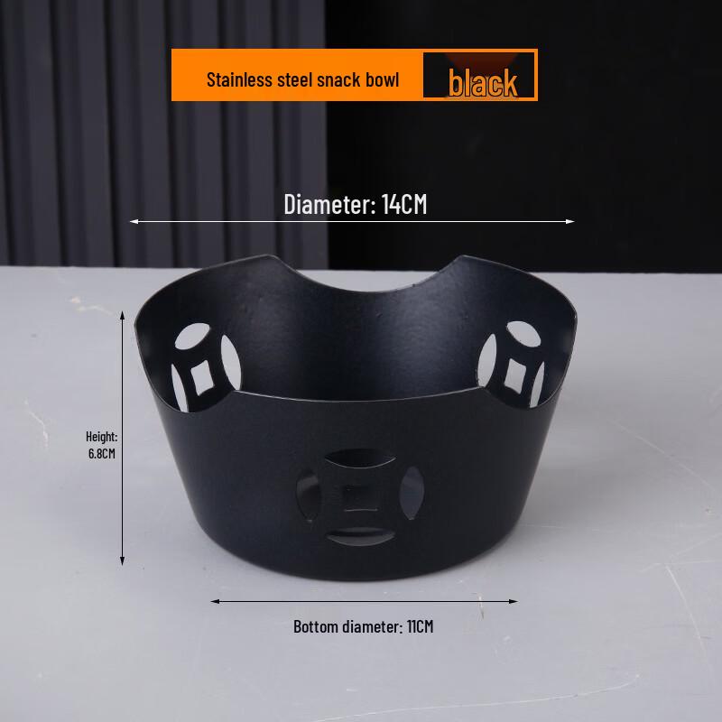 

316L Stainless Steel Leather Pattern Snack Bowl