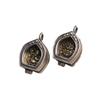 Tibetan Silver Zhajiram Gawu Box Pendant: Yellow Wealth God, DIY Handmade Jewelry Accessory