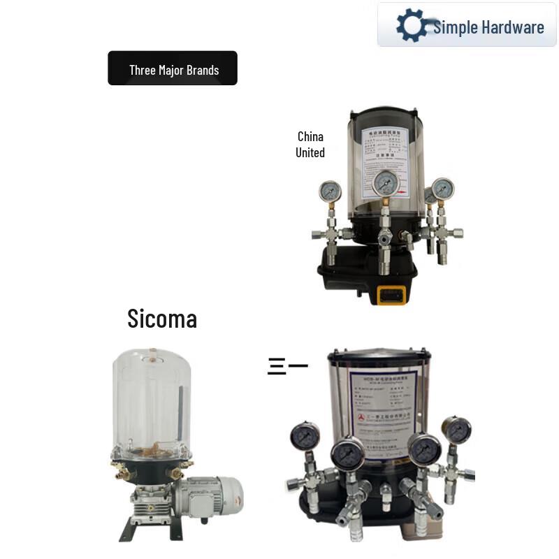 Automatic Electric Grease Lubrication Pump for Concrete Batching Plants CN plug (adapter included)