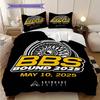 Bbs Years Innovation Bedding (1 * Duvet Cover + 2 * Pillowcase, Without Core) 2D Flat Christmas Birthday Gift Bedding Set Soft and Comfortable