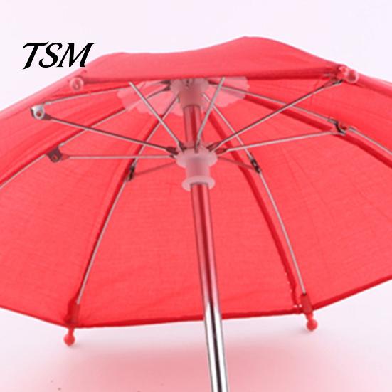 Home Decor Doll Umbrella Cute Decorative Solid Color Dollhouse Household Supplies Open Close Decoration Daily Use