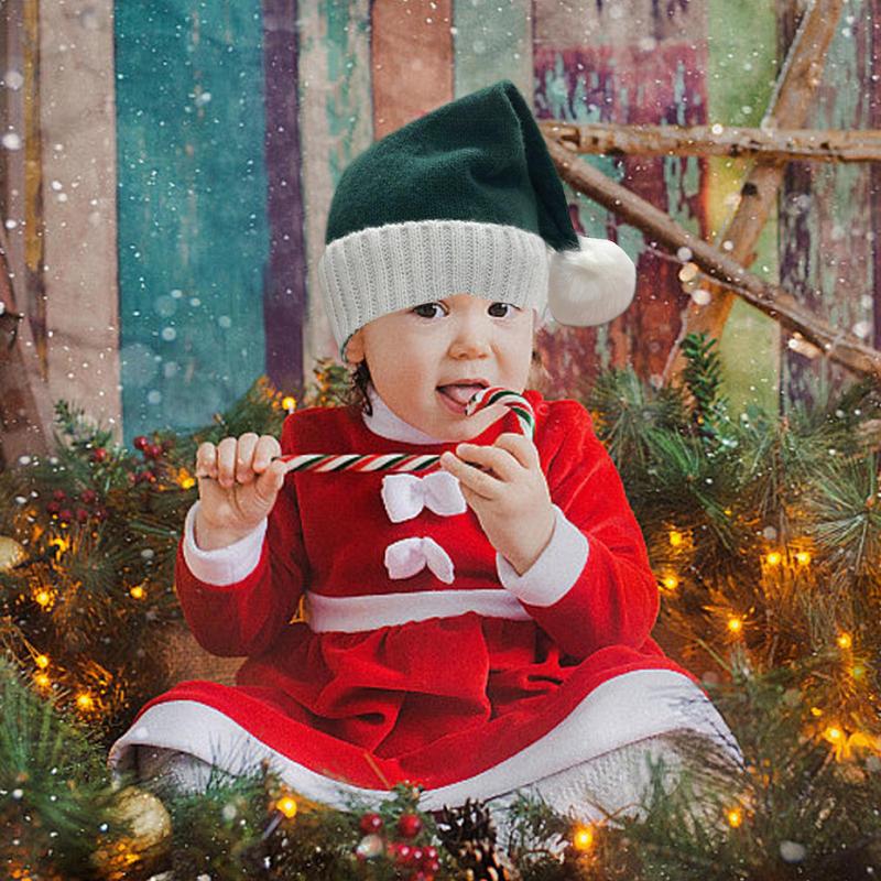 Weihnachtsmannmützen für Kinder, Winterliche Weihnachtsmütze, Saisonale dekorative Thermomützen, Weihnachtsmannmützen für festliche Anlässe