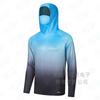 Costum de pescuit cu protecție solară, sporturi în aer liber, respirabil, cu glugă, purtând mască, costum de pescuit Luya, protecție UV, mânecă lungă, costum de pescuit la mare