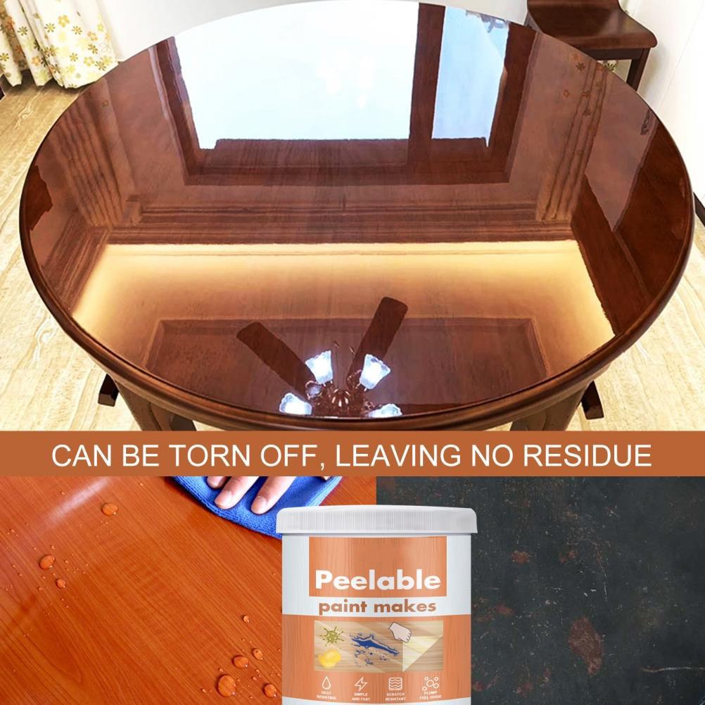 Furniture Peelable Paint Nano Tear Off Protection Film Adhesive Crystal Film Waterproof High Temperature for Dining
