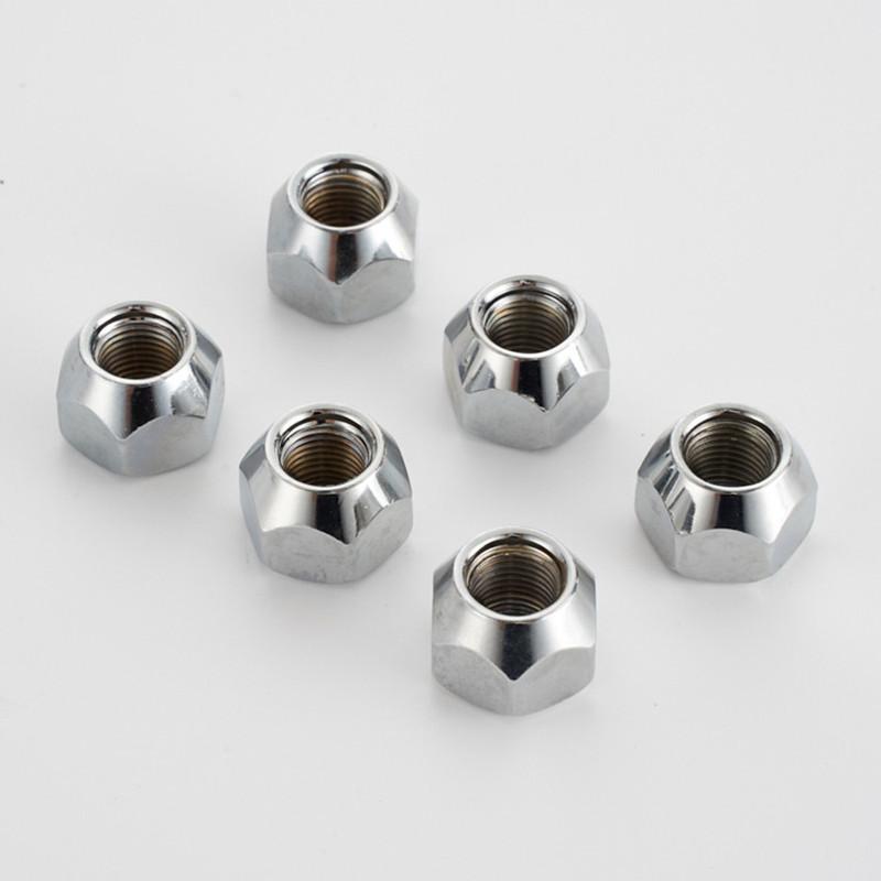 10 pièces Hauteur 16mm Écrous de Roue M12x1.25,M12x1.5, M14x1.5,1/2"-20 Écrous de Roue de Remorque Acorn 21mm Hexagonal