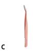 False Eyelash Tweezers False Eyelashes Applicator Steel Eyelash Extension Curler Nipper Clip Clamp Makeup Tools