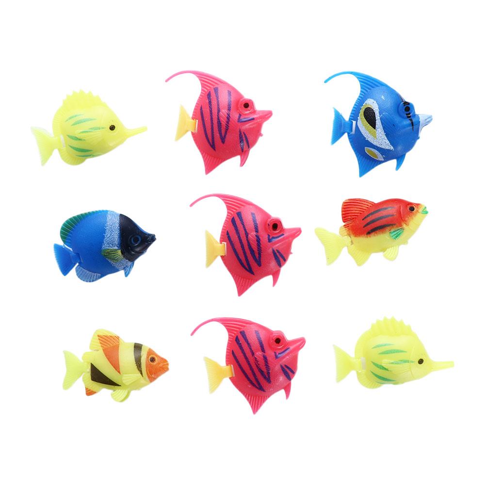 Moving Landscape Floating Fish Tank Decoration Artificial Fish Aquarium Ornament Fake Fish