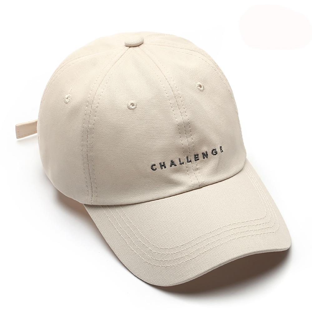 Adjustable Casual Boys Men Korean Girls CHALLENGE Hat Visors Cap Baseball Cap Women