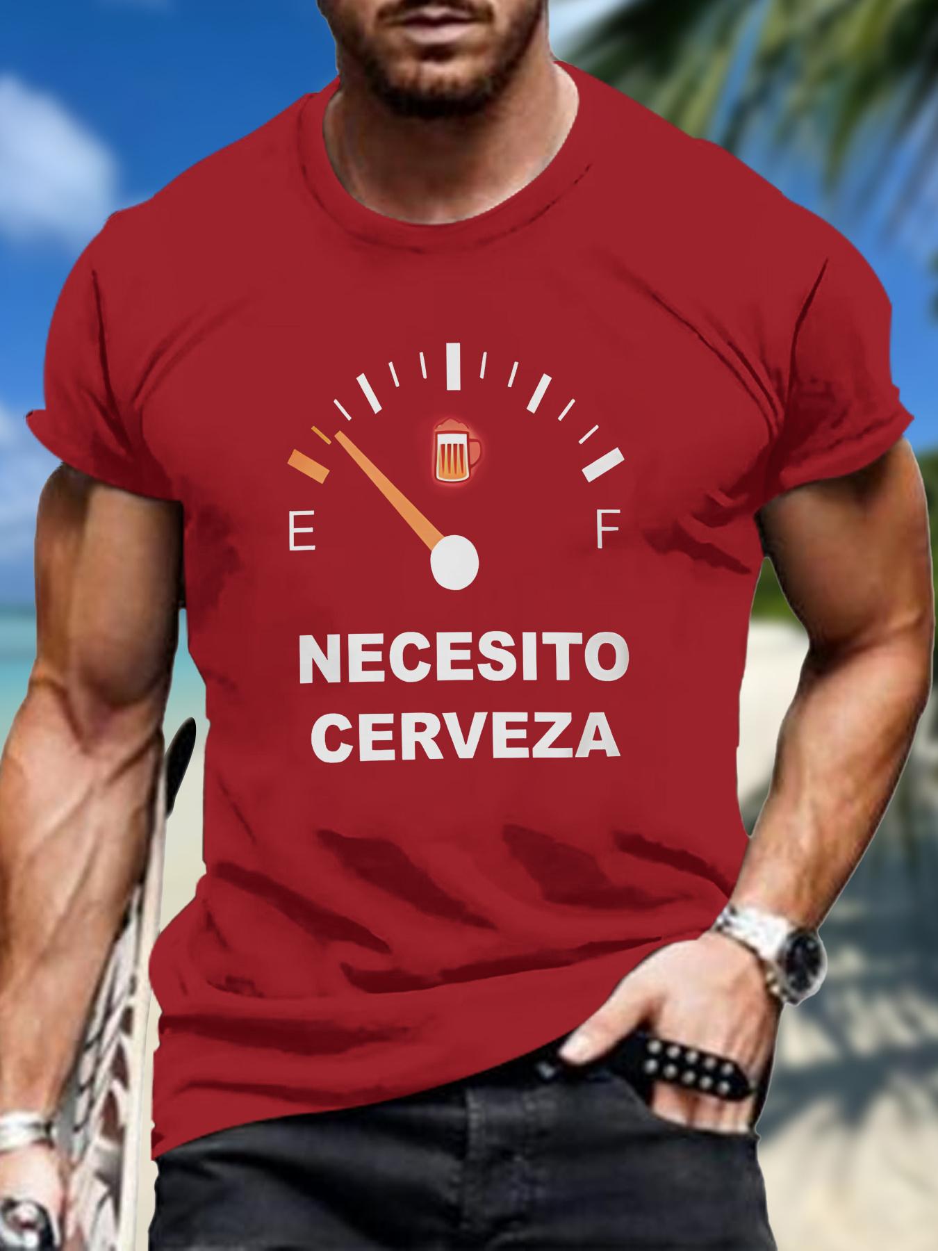 Мужская футболка с принтом в виде градиента цвета пива — фото 13