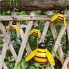 4pcs Metal Bumble Bee Wall Decor 3d Iron Bee Art Sculpture Wall Decor Metal Wall Art For Outdoor