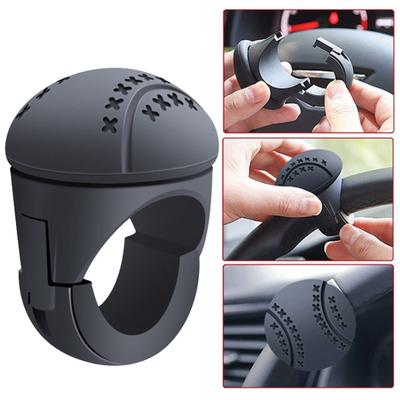 Steering Wheel Booster Anti-Slip Steering Assist 360-degree Rotation Knob Universal Assistive Driving Aid for Cars Trucks Boats