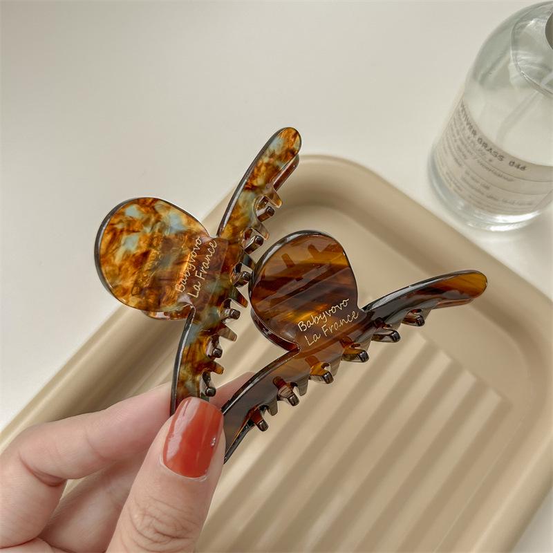 Luxury Acetate Shark Hair Clip for Women - 2023 Summer Collection, Elegant Hair Accessory