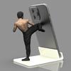 Cell Phone Stand 3D Printed Mobile Holder Lightweight Desktop Mount