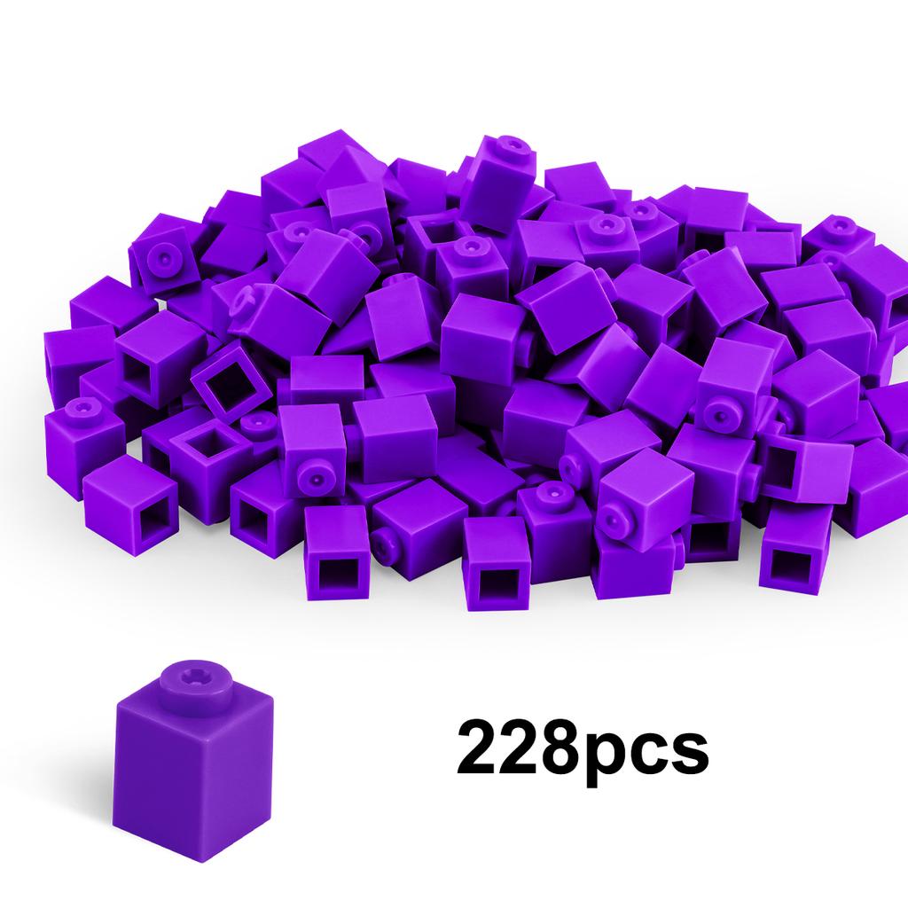 100g1x1high brickBuilding Blocks Thick FiguresBricks Dots Educational Creative SizeCompatible With Plastic Toys forChildren