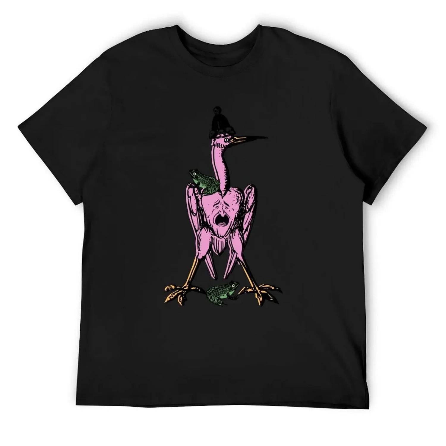 

Fabulous Leonard T-Shirt korean fashion cotton graphic tees Personalized t-shirt funny t shirts for men XXXXXL чорний