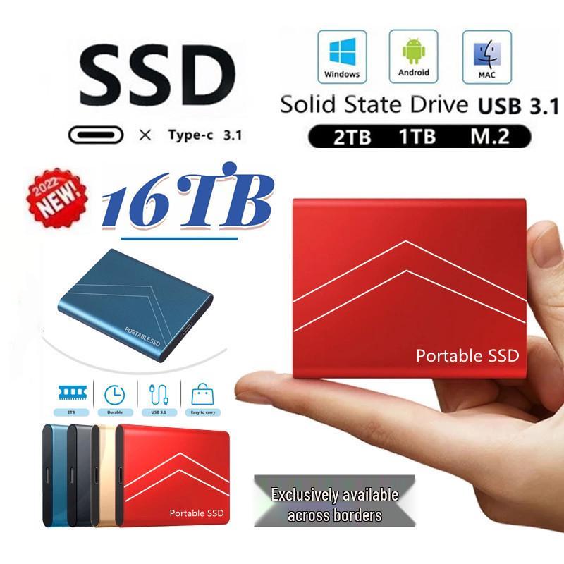 High-Speed Mobile SSD: 16TB, 30TB, 60TB Solid-State Drive for Expanded Storage and Fast Data Transfer