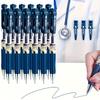 12 Stück Blaue Gel-Stifte, Entwickelt für Ärzte und Krankenschwestern - 0,5 mm Schnelltrocknend Glatt Weicher Griff, Enthält 2 und 10 Ersatzminen