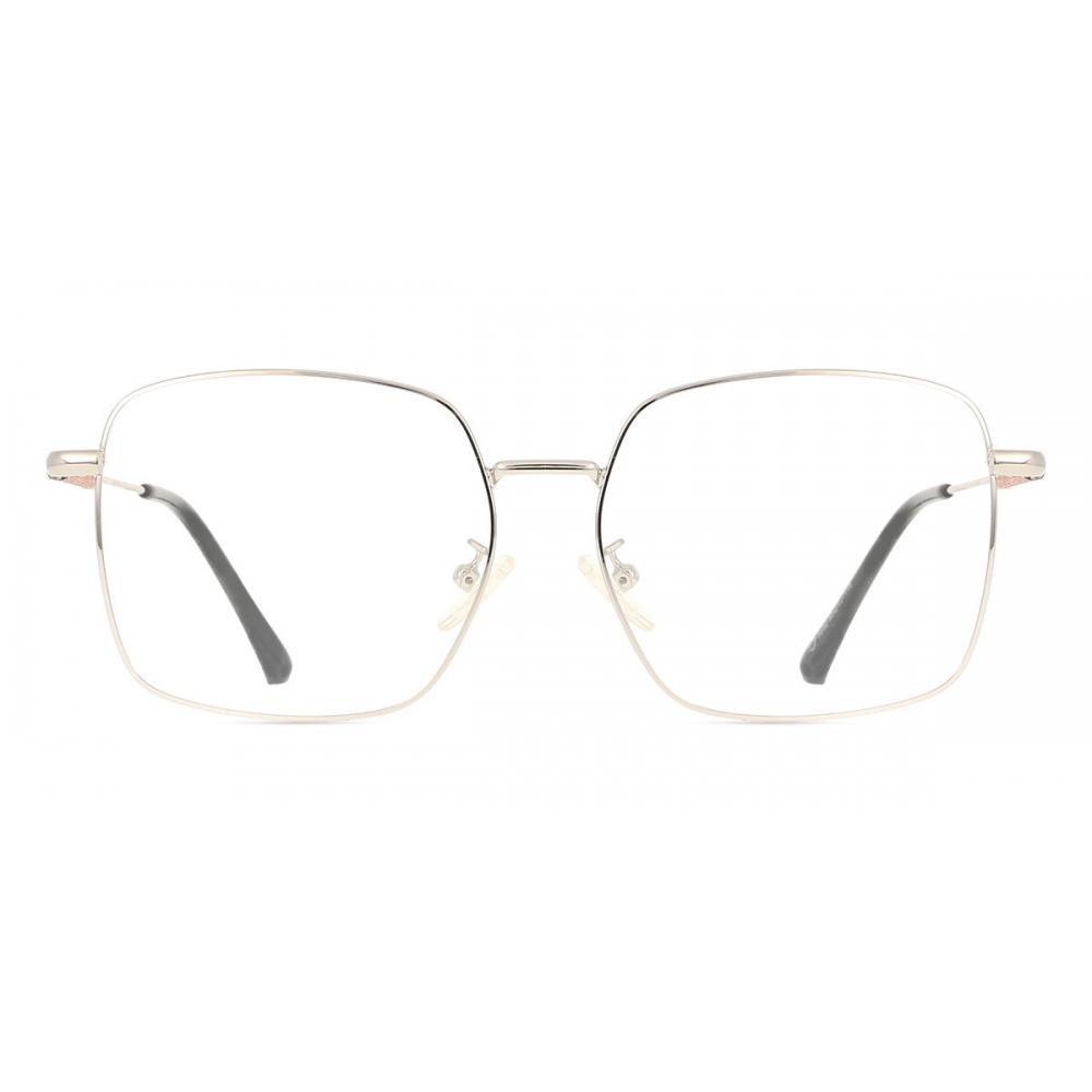 Full Rim Square Silver Smartbuy Collection Bibeth T3032 C4 Fashion Women Eyeglasses