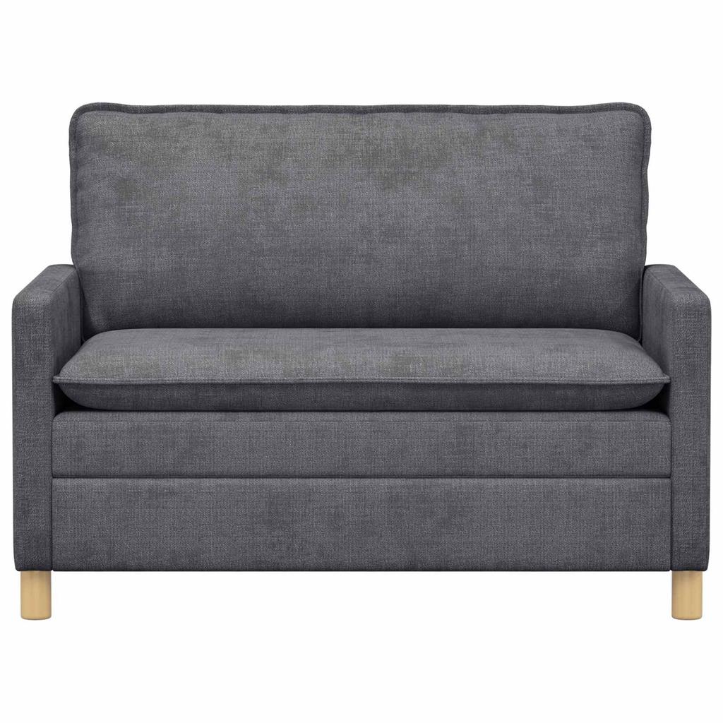 Sofa Dark Grey 126 X 81 X 87.5 Cm Polyester