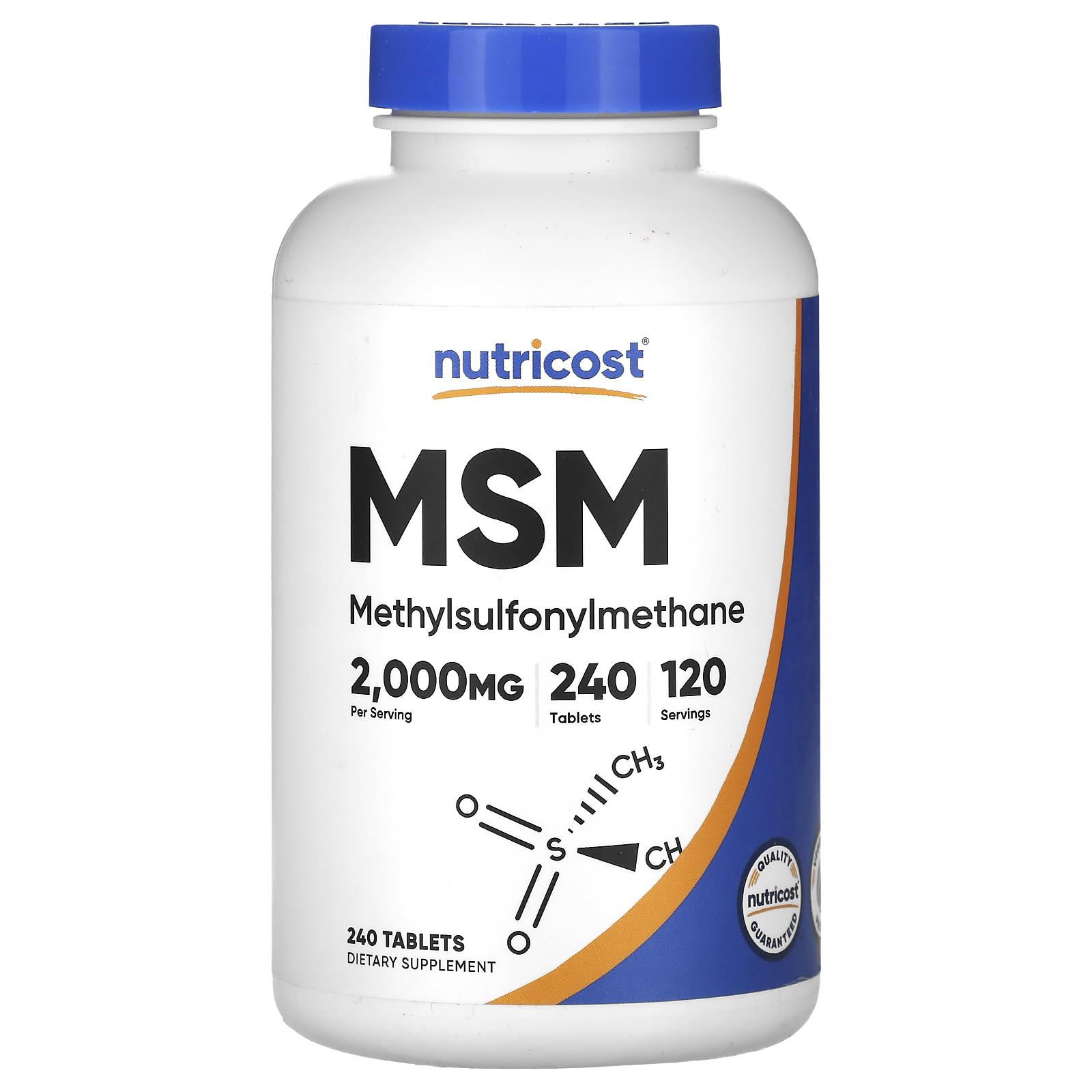 

Msm, 240 tablets (1,000 mg per tablet)