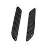 2Pcs Universal Car Hood Cooling Vents ABS Body Stickers Carbon Fiber Style Exterior Trim Accessory For Vehicle Modification