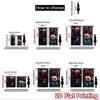 2D flat Photography Backdrop Scene Backdrop Dark Floral Bouquet 100% Polyester Festive Holiday Use for Bedroom decorations