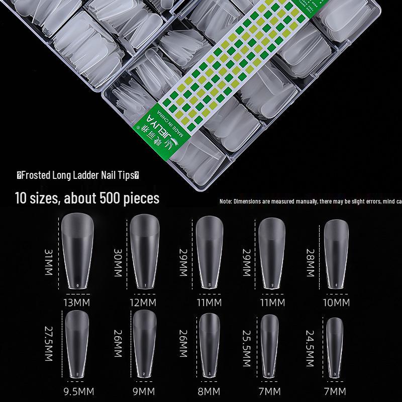 

Матовые прозрачные накладные ногти в форме капли: Ультратонкие, Длинные, Накладные ногти половинной длины для салонов красоты
