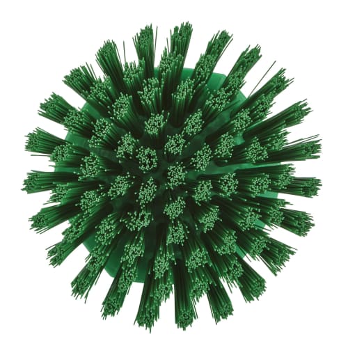 Vikan Hand Brush, Round, Hard Type, Green, 3885, Body: Polypropylene, Filament: Polyester, JBLD504