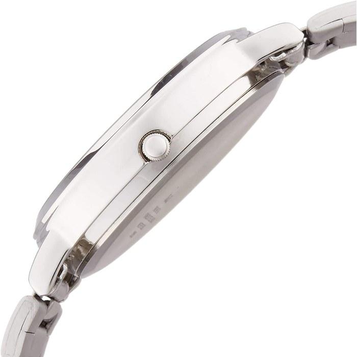 [Citizen Q&Q] Watch Analog Waterproof Date Day Metal Band A202-204 Men's White Silver