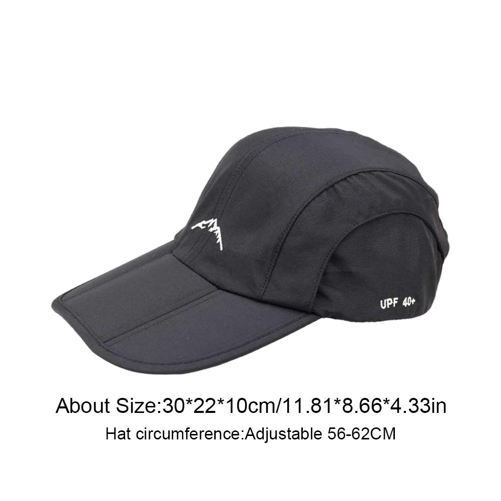 Outdoor Sun Hat Sun Protection Comfortable Sun Visor Cap Lightweight Waterproof Sports Hat for Activities Hiking Camping Picnic