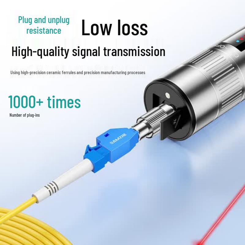 SAMZHE FC Male to LC Female Single-Mode Fiber Optic Adapter
