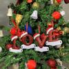 Beautifully Handpainted Crafted Resin Christmas Ornaments With 26 Alphabet Letters A To Z For Decor Stylish