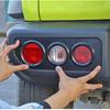 Tail Light Cover Rear Taillight Guards Lamp Protector for Suzuki Jimny JB64 JB74 2019 2020 2021 2022 2023 2024 2025 Exterior Accessories (Black)