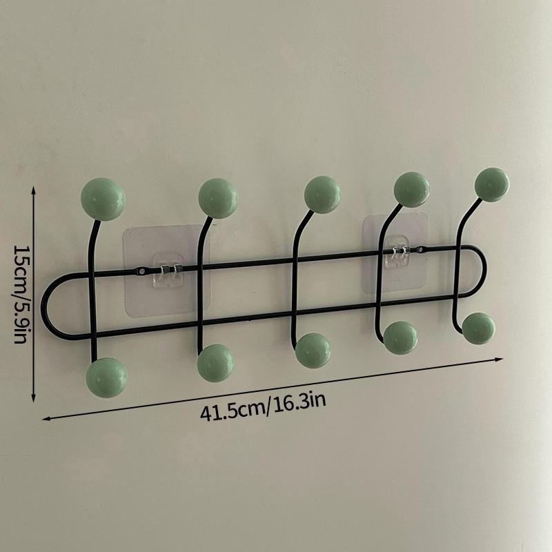 Key Storage Hook Multi-functional Hook Coat Living Room Bedroom Storage Hooks Wall Non-marking Decoration Accessories