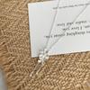 Women Elegant Zircon Irregular Flower Chain Necklace Fashion Silver Color Pendant Necklace Choker Female Party Jewelry Girls Gifts