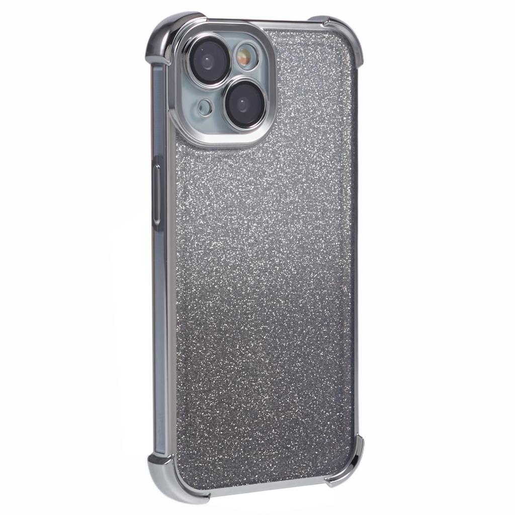For iPhone 15 Plus Case Glitter TPU Phone Cover Reinforced Corners