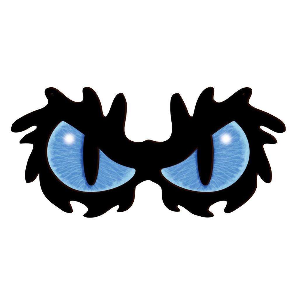Halloween Decorative Like Eye Lights, Wooden Halloween Eye Lights, Suitable For Home, Walls And Window