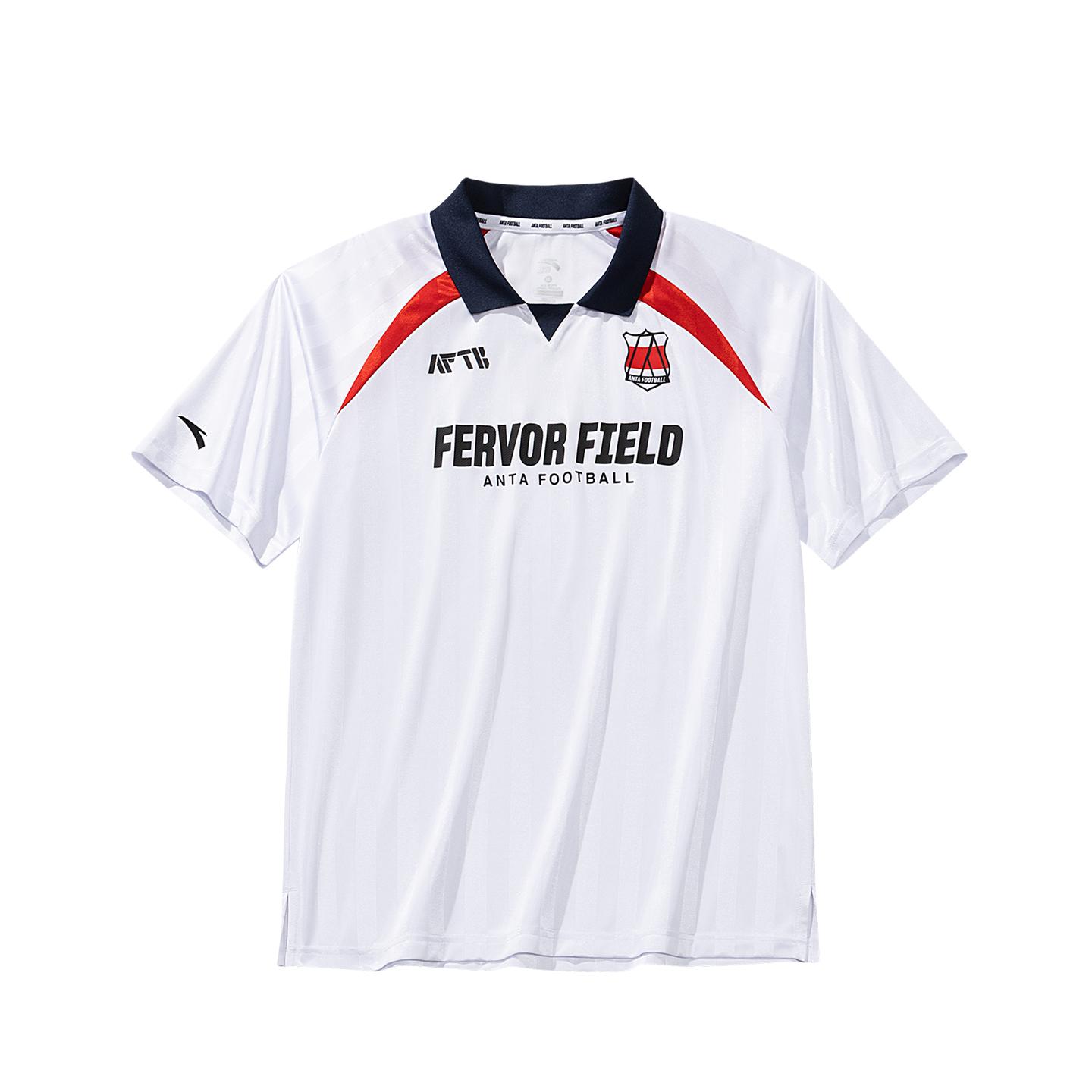 Anta Basketball Short Sleeve Polo Shirt Summer T-Shirt Men tops Pure-White 952621116-1 S