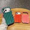 Niche Ins Style Striped Case for iPhone 17 Pro Max/16/15/14